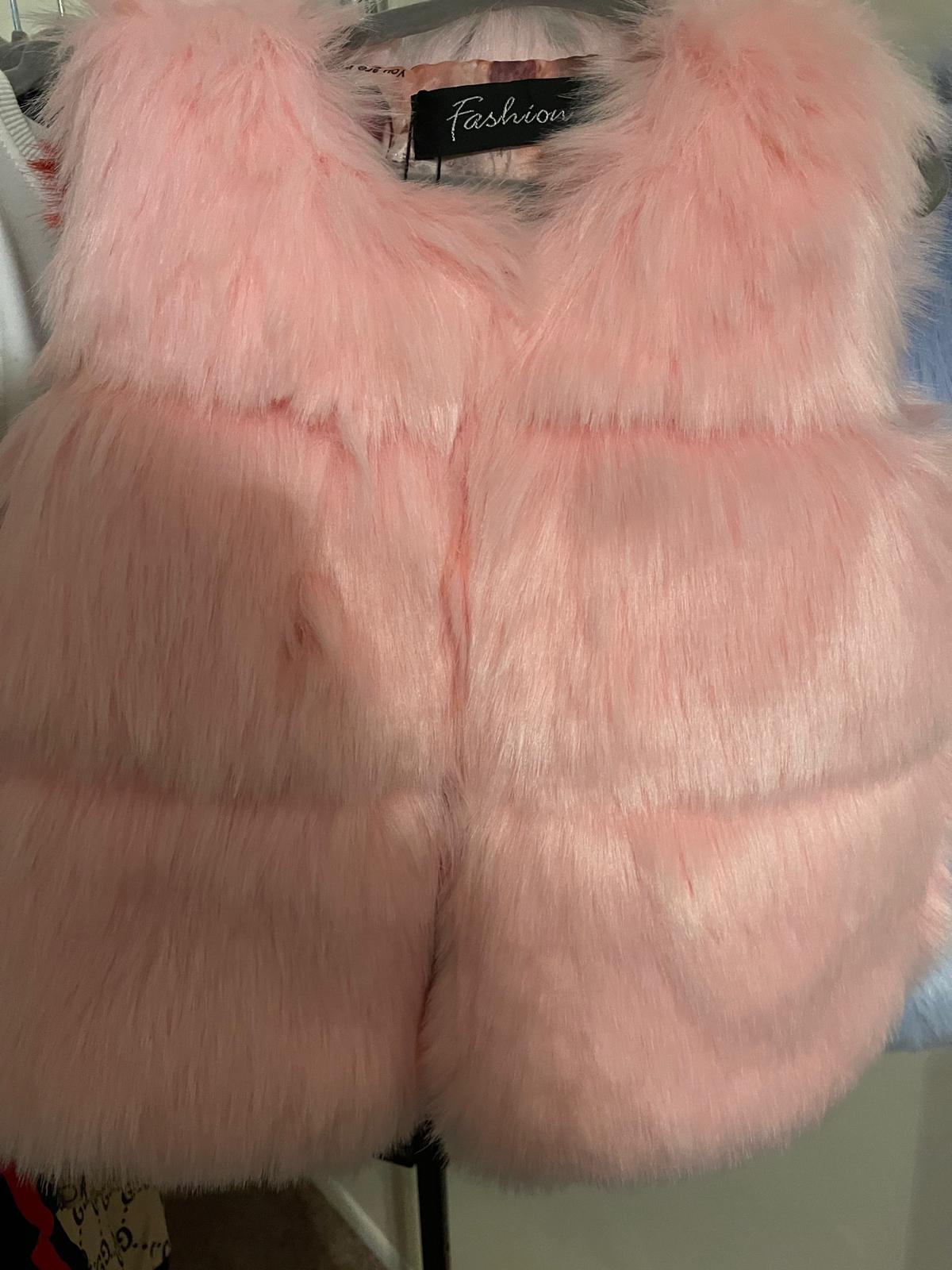 GIRLS MINK VEST
