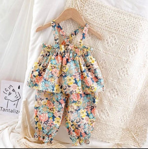 FLORAL TWO PIECE ROMPER